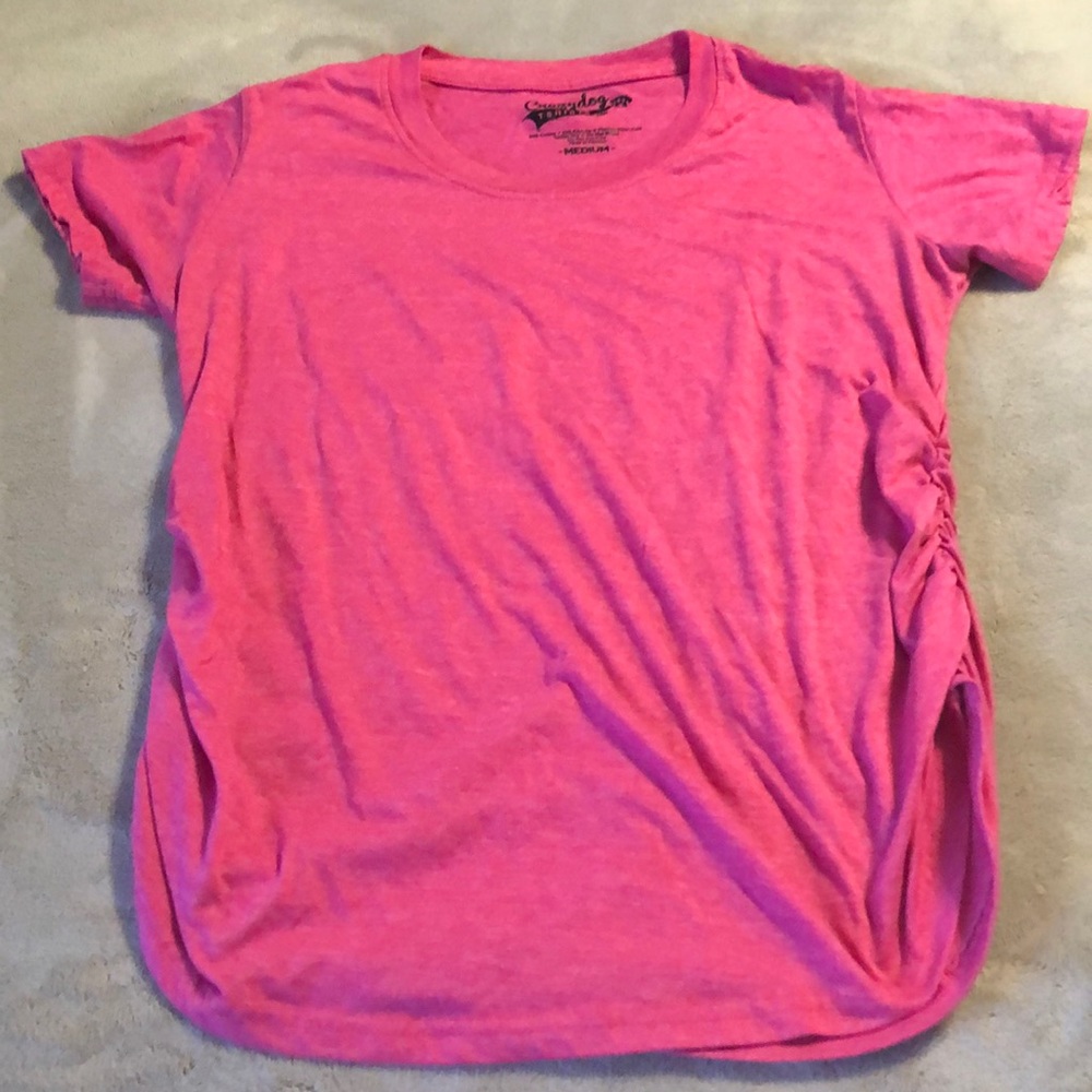 Hot Pink Maternity Shirt